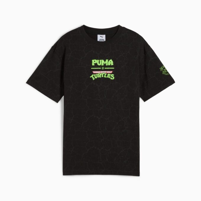 HOOPS x TMNT Avslappnad t-shirt med heltäckande tryck för stora barn