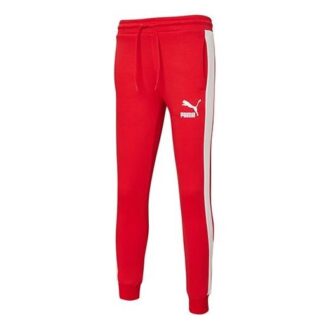 Iconic T7 Logo Printed Sweatpants Herr Röda