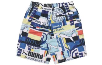 Internationella AOP-korta shorts ”Multicolor”