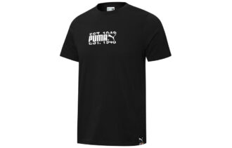 Intl T-shirt med motiv Tryck Rund hals Kortärmad Svart