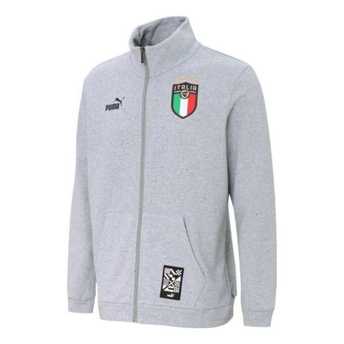 Italien FIGC PUMA Ftbl Culture Jacka ”Grå”