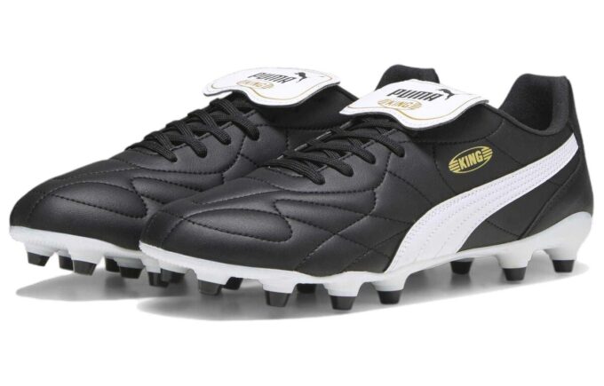 King TOP FG Fotbollsskor ”Svart Vit”