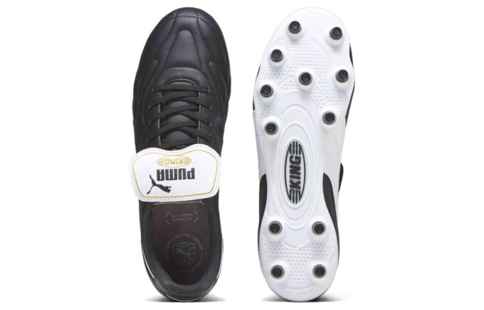 King TOP FG Fotbollsskor ”Svart Vit”