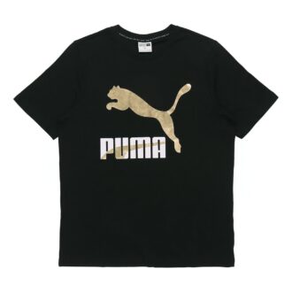 Klassiker Logo T-shirt ”Svart Guld”