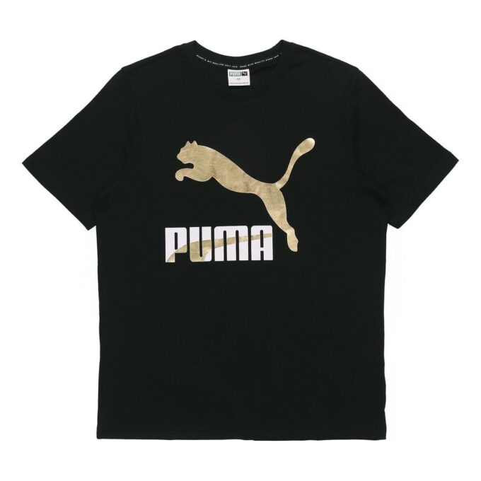 Klassiker Logo T-shirt ”Svart Guld”