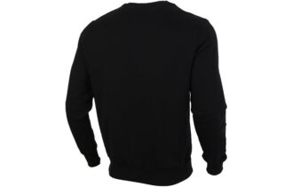 Klassiker Tryckt Fleece Tröja Herr Svart/Guld