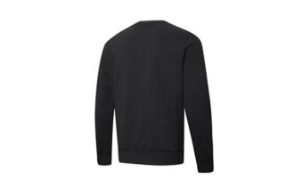 Klassisk Casual Tryck Rund Hals Svart