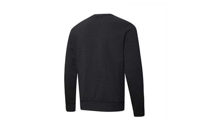 Klassisk Casual Tryck Rund Hals Svart