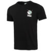 Kortärmad t-shirt med graffitimotiv och fototryck ”Svartblåröd”