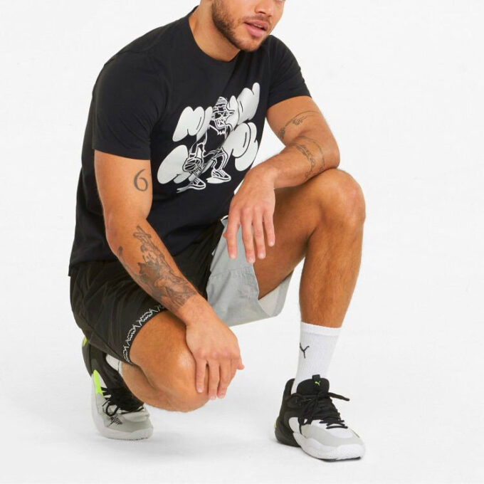 Kvalificeringsbasket Kortärmad T-shirt ”Svart Vit”