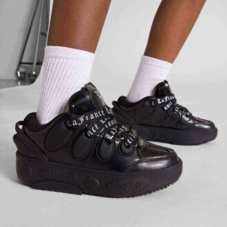 LaFrancé Written in Chrome stora barnsneakers