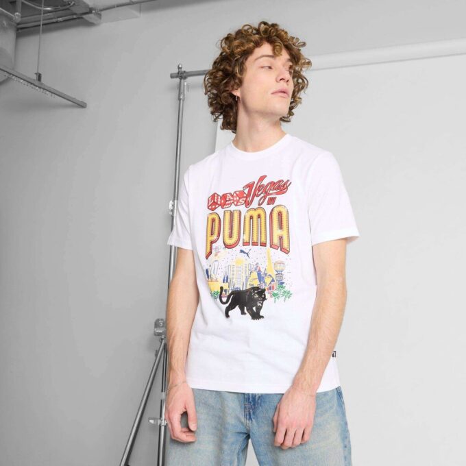 Las Vegas Billboards Herr T-shirt med grafisk design Las Vegas Billboards Herr T-shirt med grafisk design