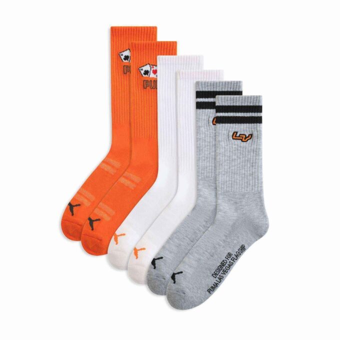 Las Vegas herrstrumpor med rund hals (3-pack)