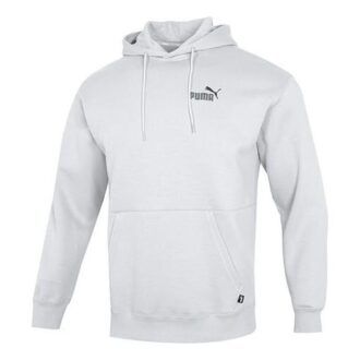 Liten Logo Avslappnad Logo Hoodie ”Grå”