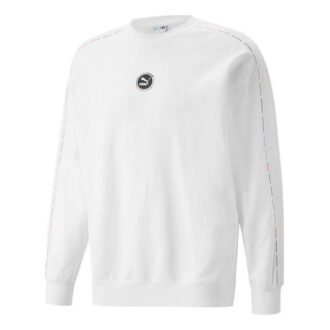 Liten logotyp långärmad t-shirt ”Vit”
