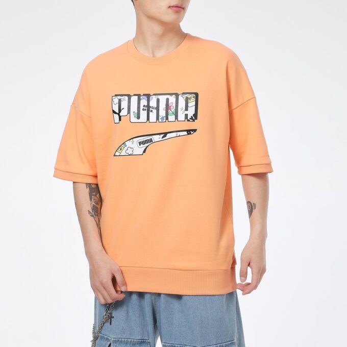 Logo Essentials T-shirt ”Orange Vit”