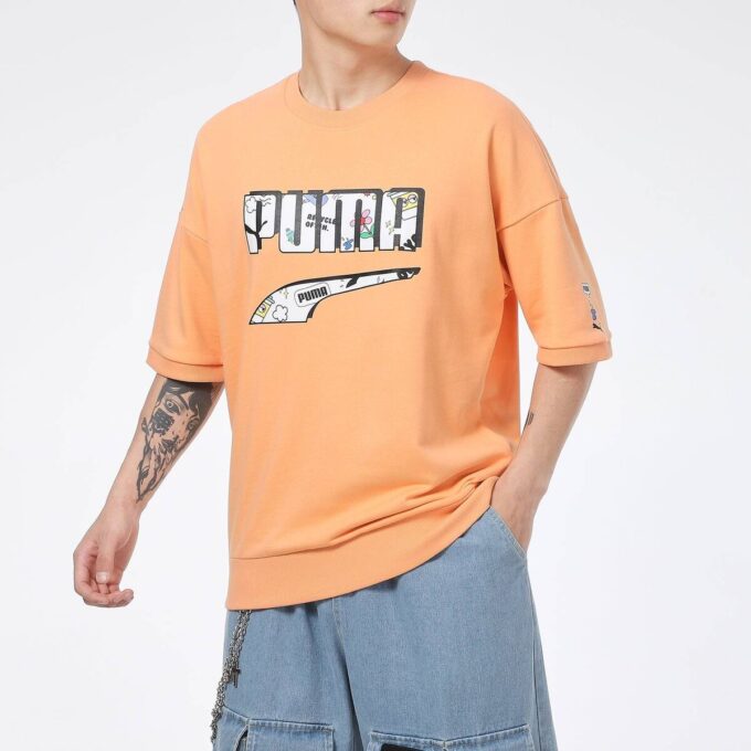 Logo Essentials T-shirt ”Orange Vit”