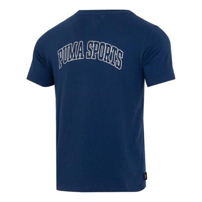 Logotyp Sport T-shirt ”Marinblå”