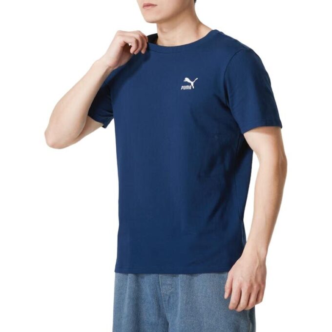 Logotyp Sport T-shirt ”Marinblå”