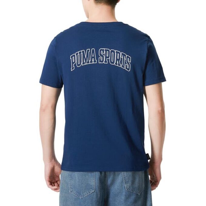 Logotyp Sport T-shirt ”Marinblå”