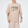 Logotyp T-shirt ”Beige Svart”
