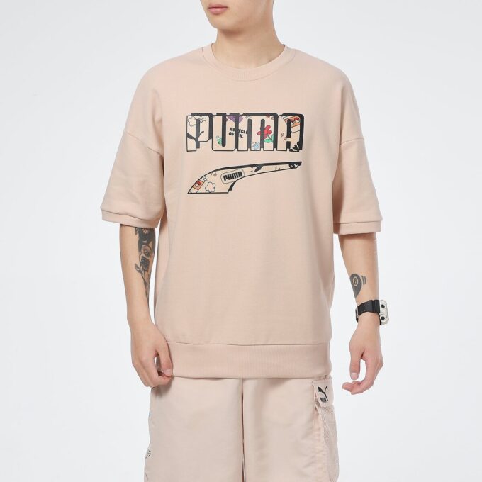 Logotyp T-shirt ”Beige Svart”