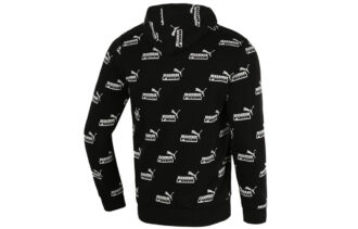 Logotyptryckt Casual Sportströja Herr Svart