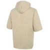 Lös, huvad, casual, sportig, kortärmad jacka ”Beige”