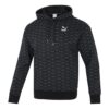 Luxe Aop Heltryckt Logo Stickad Svart