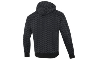 Luxe Aop Heltryckt Logo Stickad Svart