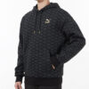 Luxe Aop Heltryckt Logo Stickad Svart