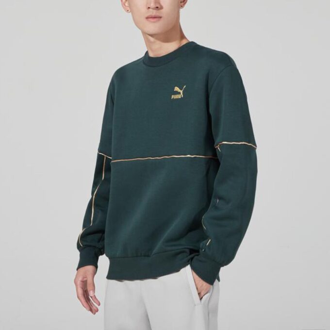 LUXE Crew Sweatshirt ”Grön”