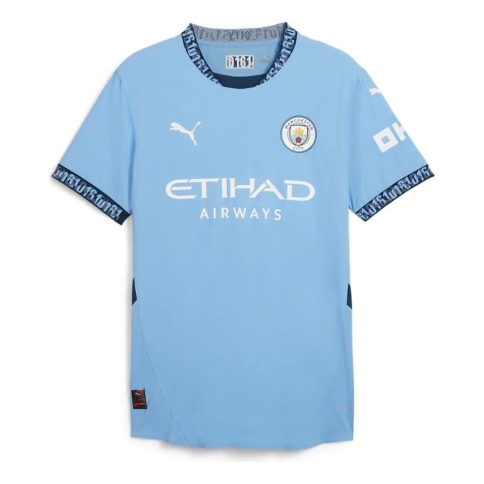 Manchester City 24/25 Autentisk Hemmatröja ”Blå In Box”