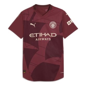 Manchester City 24/25 Autentisk Tredje Fotbollströja ”Dark Jasper”