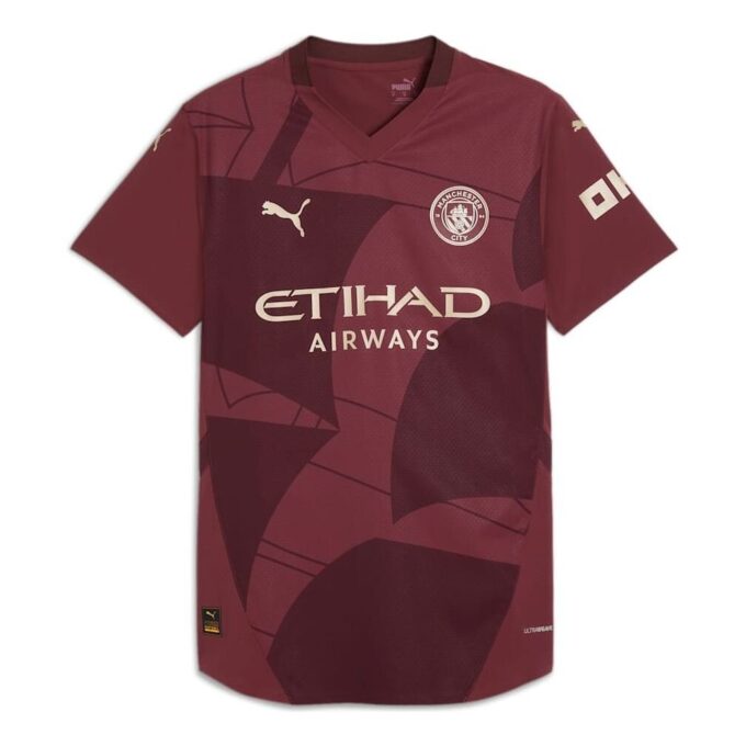 Manchester City 24/25 Autentisk Tredje Fotbollströja ”Dark Jasper”