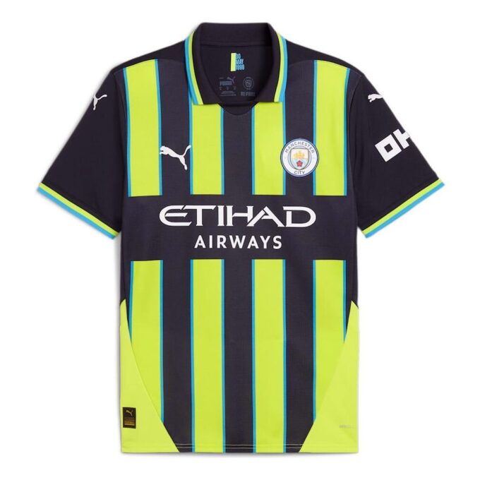 Manchester City 24/25 Bortatröja ”Blå Gul”