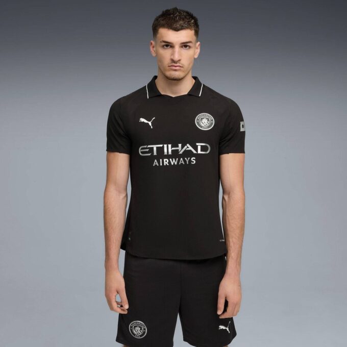 Manchester City 25/26 Borta Autentisk Herr Fotbollströja Manchester City 25/26 Borta Autentisk Herr Fotbollströja