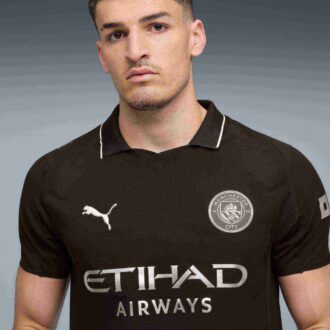 Manchester City 25/26 Borta Autentisk Herr Fotbollströja