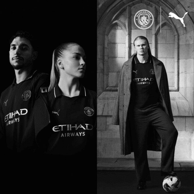Manchester City 25/26 Borta Autentisk Herr Fotbollströja Manchester City 25/26 Borta Autentisk Herr Fotbollströja