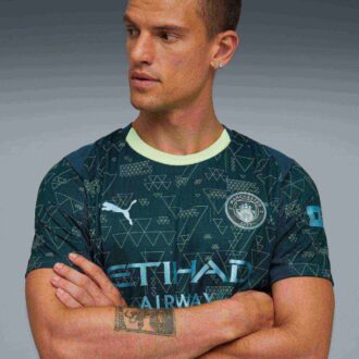 Manchester City 25/26 Fjärde Replika Herr Fotbollströja