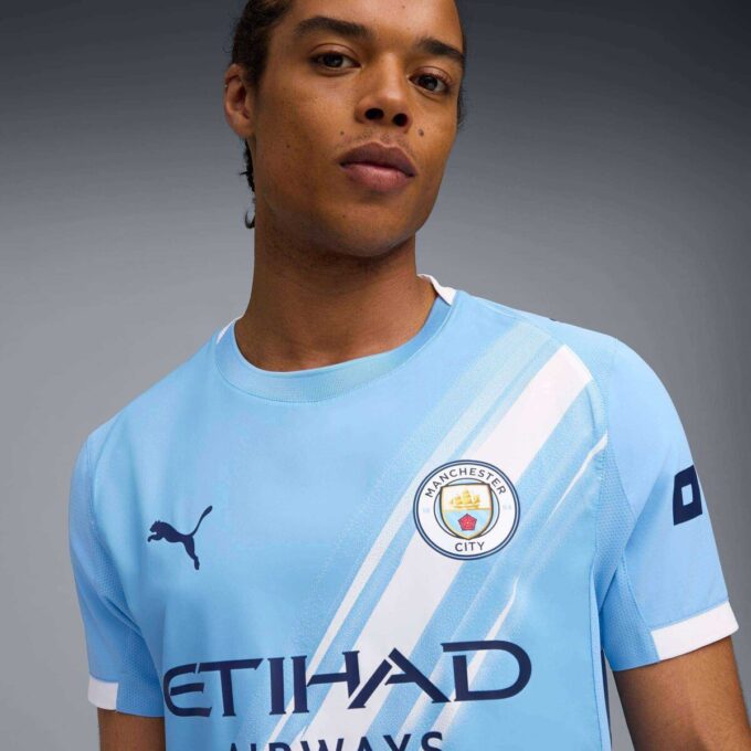 Manchester City 25/26 Hemmatröja Herr Autentisk Fotbollströja Manchester City 25/26 Hemmatröja Herr Autentisk Fotbollströja