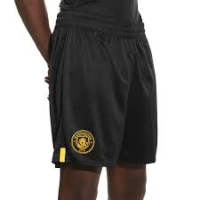 Manchester City F.C. 22/23 Replica Shorts ”Svartguld”