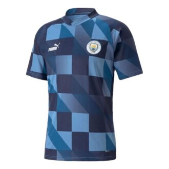 Manchester City F.C. Förmatchtröja ”Marinblå Vit”