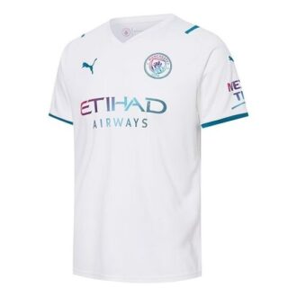 Manchester City Fotbollströja Bortatröja Replika ”Vit”