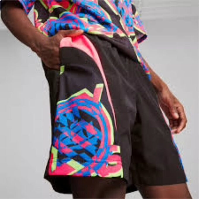Manchester City FtblNrgy Woven Short ”Svart Flerfärgad”
