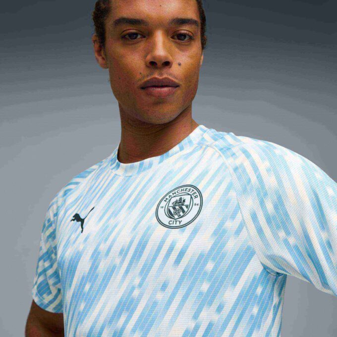 Manchester City Herr Fotboll Uppvärmningströja Manchester City Herr Fotboll Uppvärmningströja