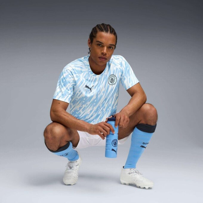 Manchester City Herr Fotboll Uppvärmningströja Manchester City Herr Fotboll Uppvärmningströja