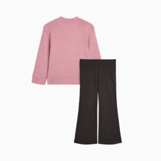 Matchande set fleecejacka och utsvängda leggings för småbarn Matchande set fleecejacka och utsvängda leggings för småbarn