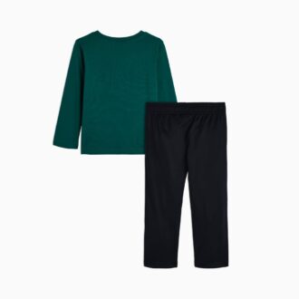 Matchande set långärmad t-shirt och byxor för småbarn