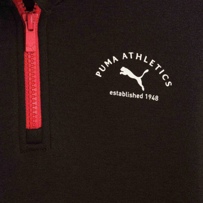 Matchande set småbarns bomullsfleece med kvarts dragkedja och joggingbyxor Matchande set småbarns bomullsfleece med kvarts dragkedja och joggingbyxor